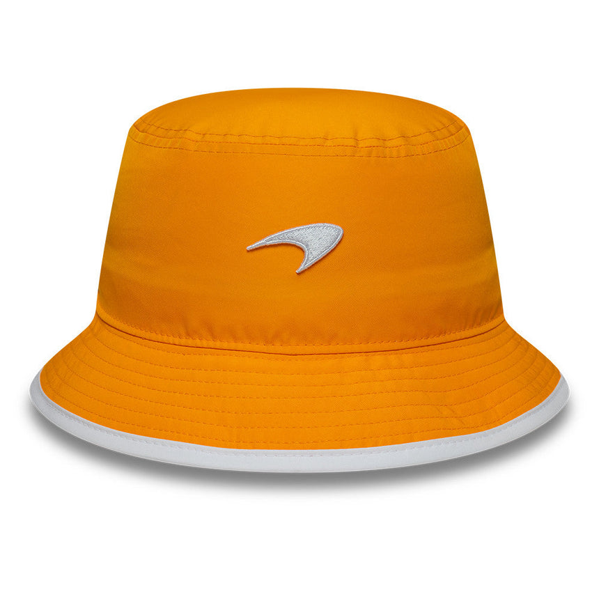 McLaren x Reiss klobouk typu bucket, sezónní, s úzkým střihem, New Era, 9FORTY, oranžová