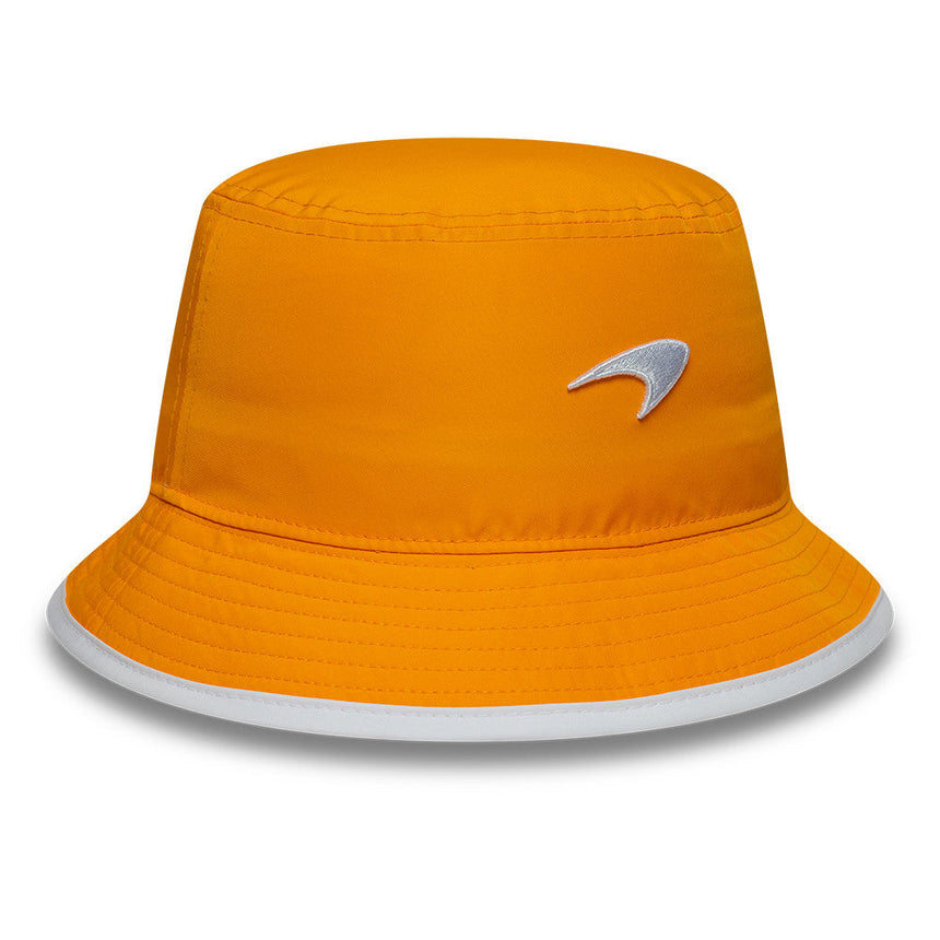 McLaren x Reiss klobouk typu bucket, sezónní, s úzkým střihem, New Era, 9FORTY, oranžová
