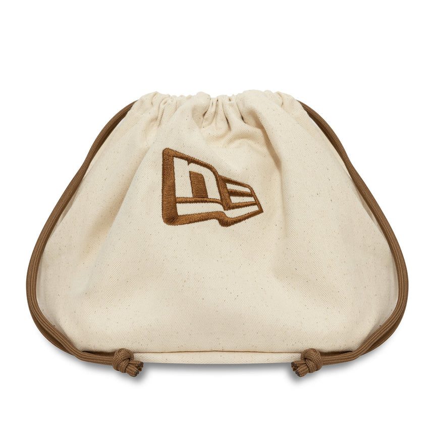 kšiltovka New York Yankees, kožená, New Era, 9FORTY, jednobarevná, hnědá