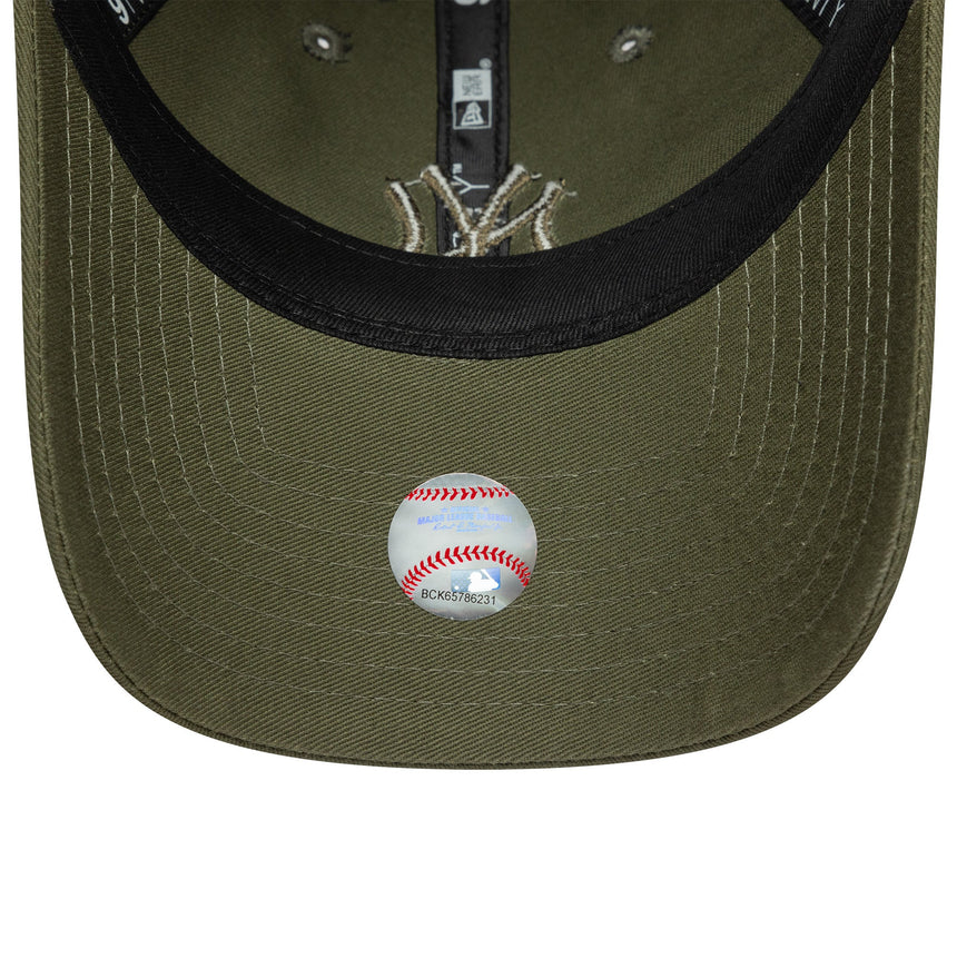 Čepice New York Yankees, bezchybný pin, New Era, 9TWENTY, zelená
