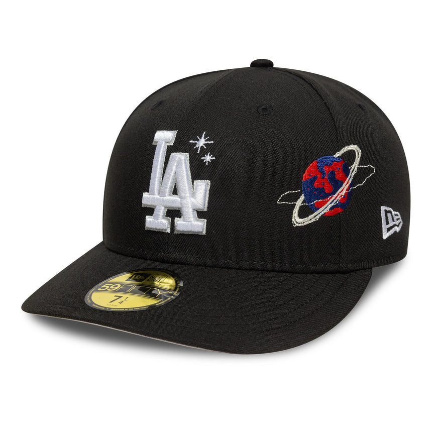 kšiltovka Los Angeles Dodgers, PLANET ICON, New Era, 59FIFTY, PC, černá