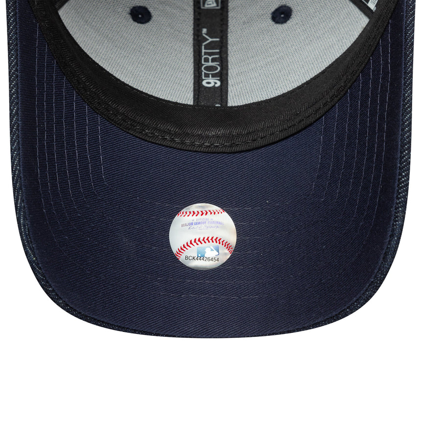 Kšiltovka New York Yankees s flitry, New Era, 9FORTY, modrý vzor, modrá