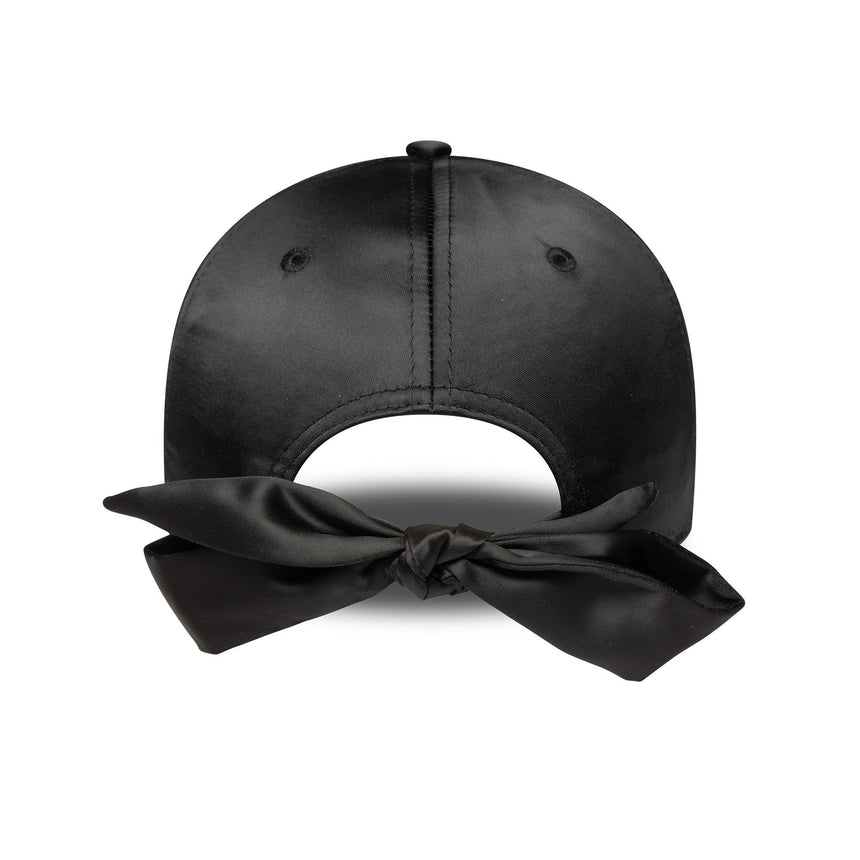 Kšiltovka New York Yankees, saténová mašle vzadu, New Era, 9FORTY, dámská, Černá