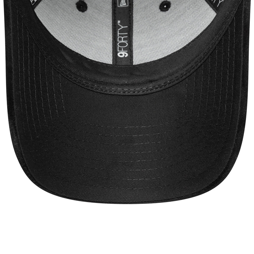 Kšiltovka New York Yankees, velúr, New Era, 9FORTY, Černá