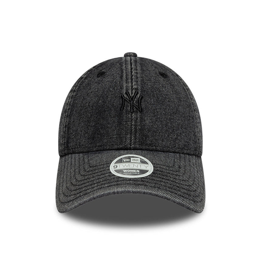 Čepice New York Yankees, denim, 9TWENTY, černá