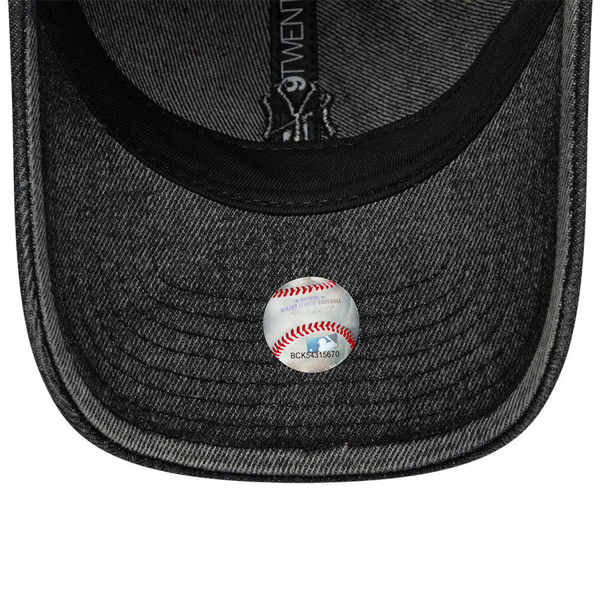 Čepice New York Yankees, denimová, 9TWENTY, Černá