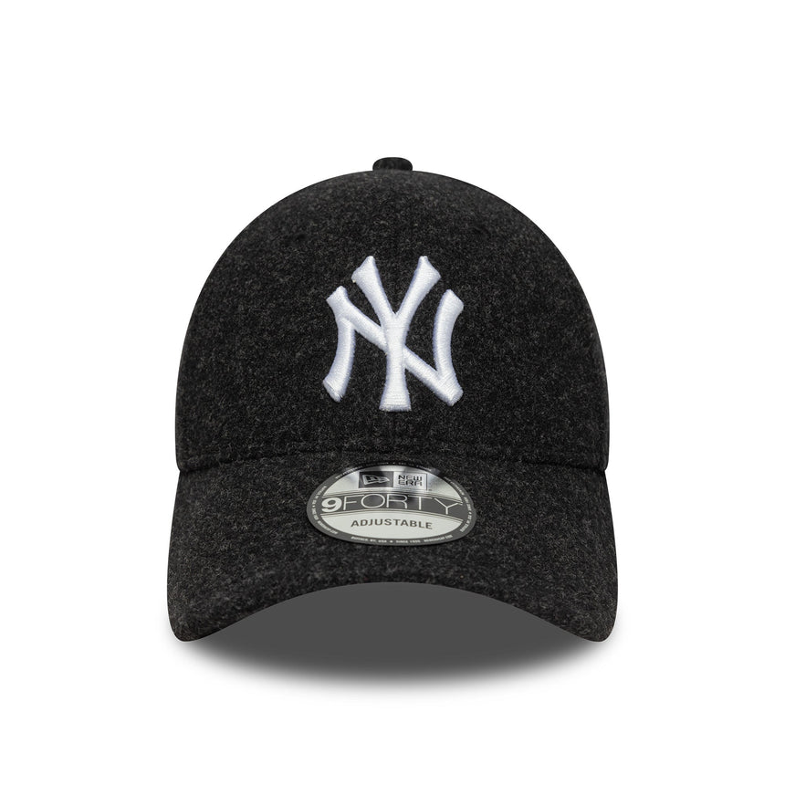 Kšiltovka New York Yankees, melton, New Era, 9FORTY, Černá