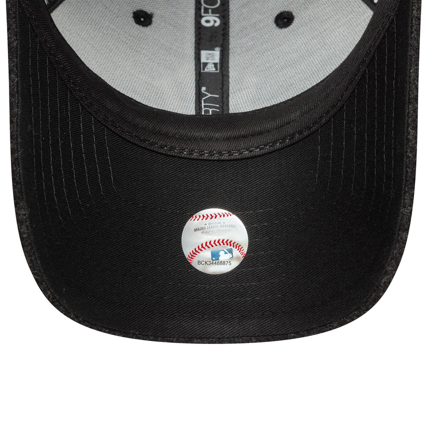 Kšiltovka New York Yankees, melton, New Era, 9FORTY, Černá