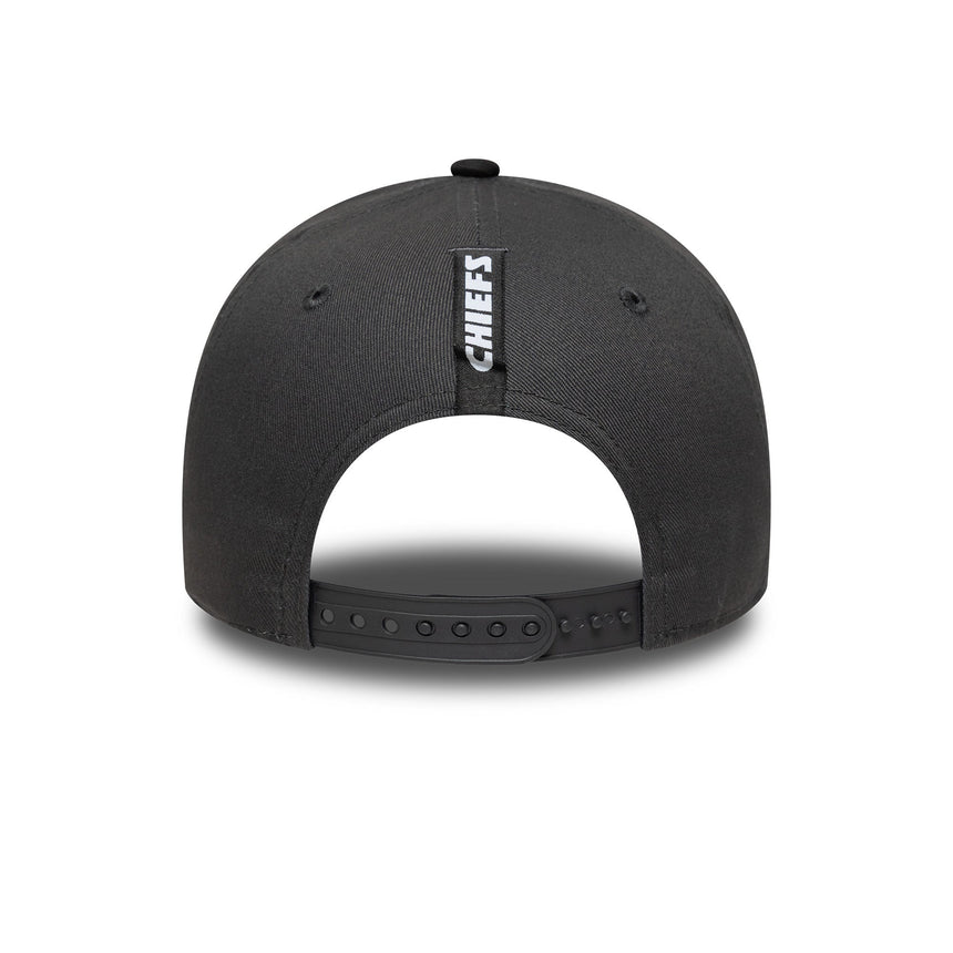 Kšiltovka Kansas City Chiefs, bezchybný špendlík, New Era, 9FORTY, šedá