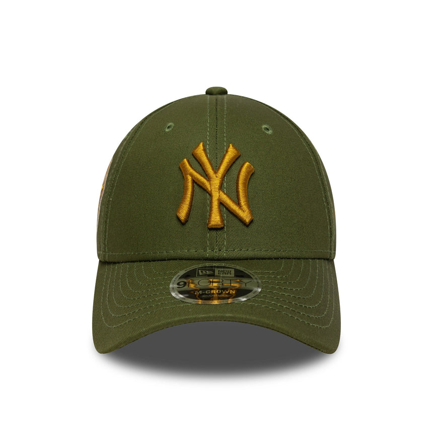 kšiltovka New York Yankees, nášivka WS, New Era, 9FORTY, nášivka, zelená