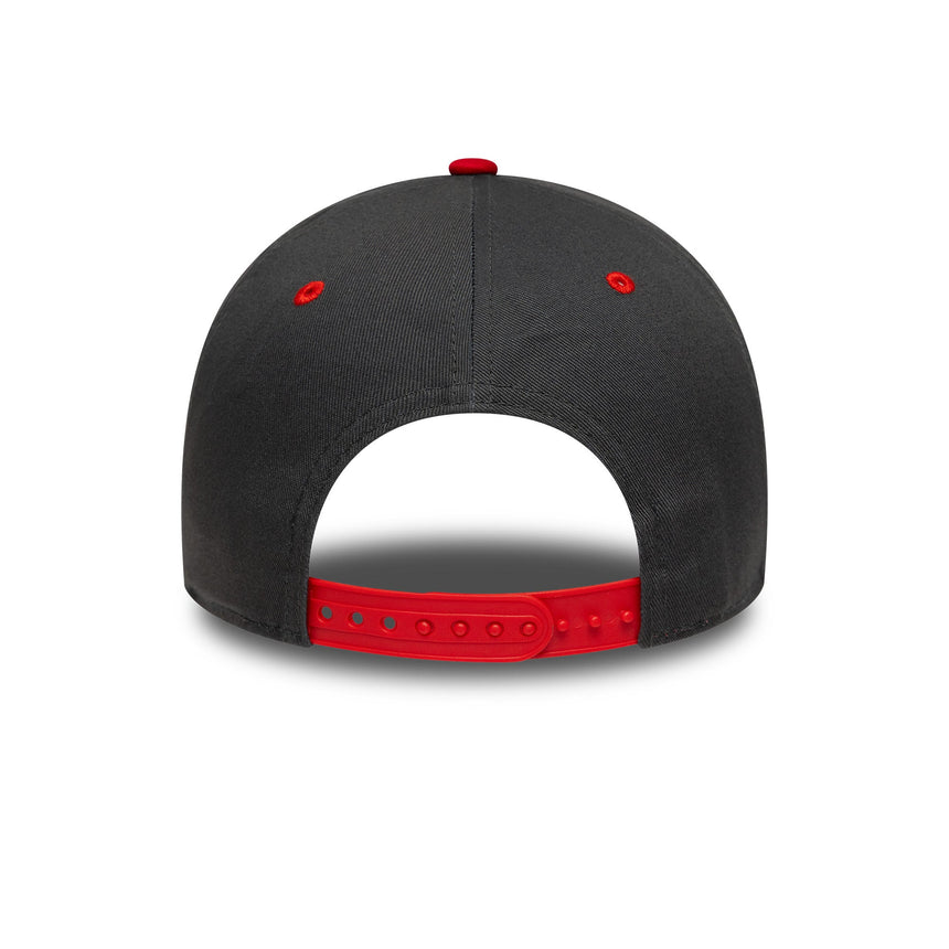 kšiltovka Kansas City Chiefs, týmový odznáček, New Era, 9TWENTY, jednobarevná, šedá