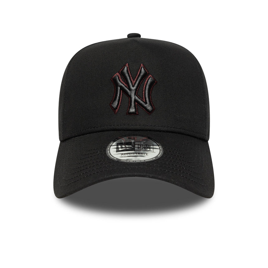 Kšiltovka New York Yankees, outline pin, New Era, 9FORTY, Černá