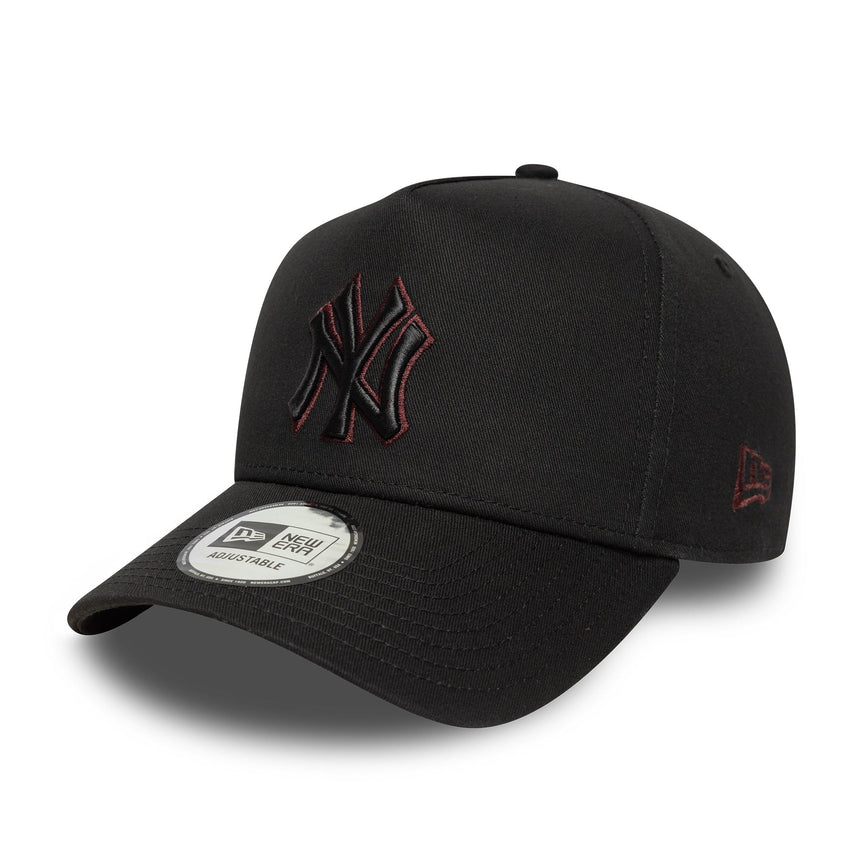 Kšiltovka New York Yankees, outline pin, New Era, 9FORTY, Černá