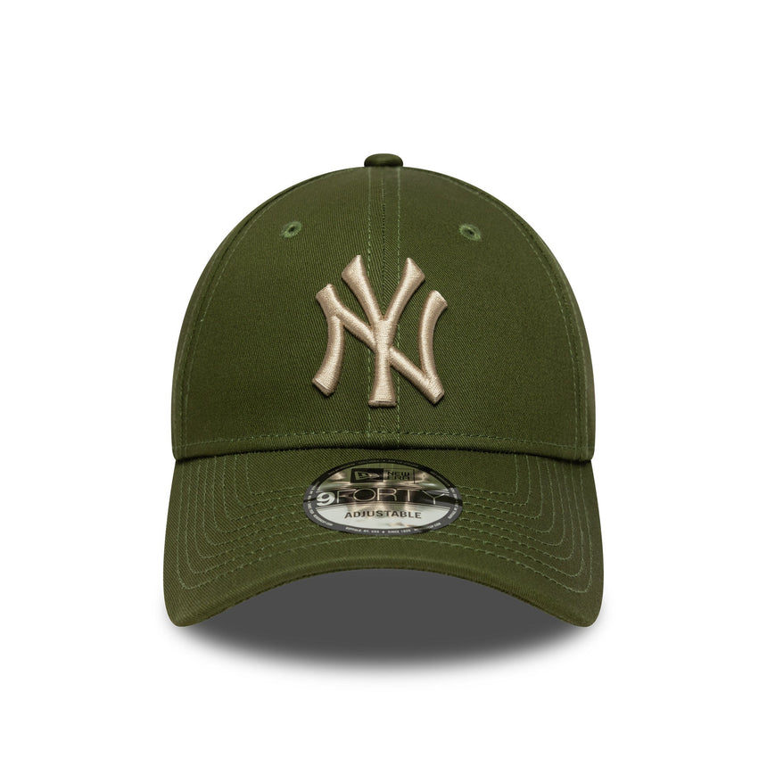Čepice New York Yankees, jednobarevná, New Era, 9FORTY, zelená