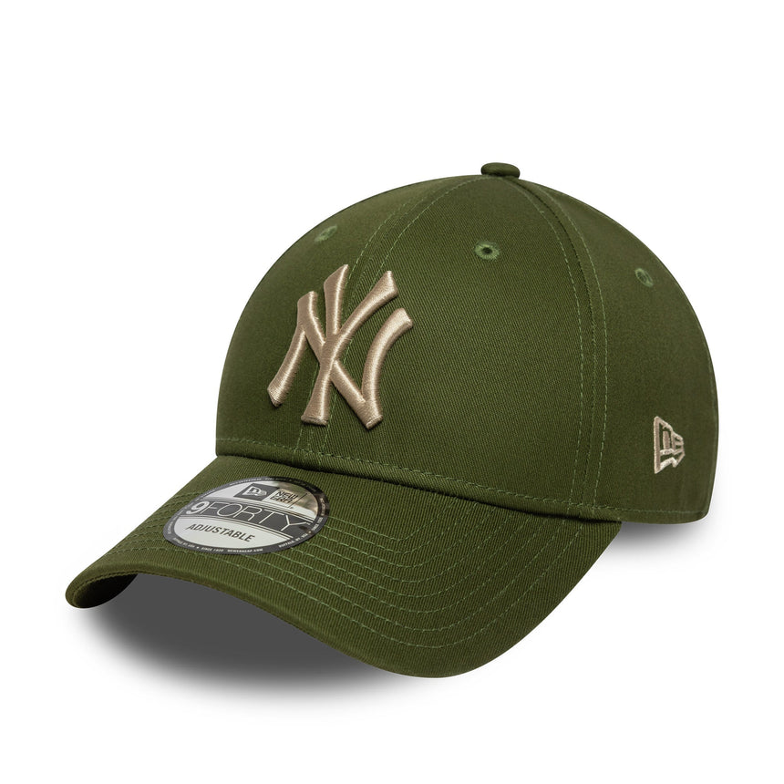 Čepice New York Yankees, jednobarevná, New Era, 9FORTY, zelená