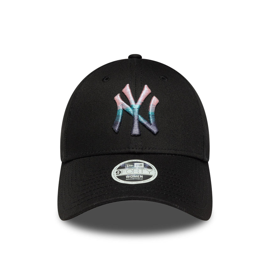 Kšiltovka New York Yankees, kovové logo, 9FORTY, Černá