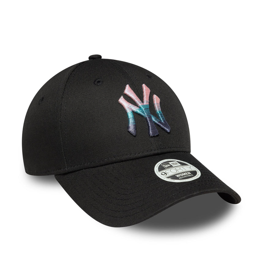 Kšiltovka New York Yankees, kovové logo, 9FORTY, Černá