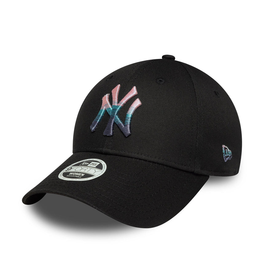 Kšiltovka New York Yankees, kovové logo, 9FORTY, Černá