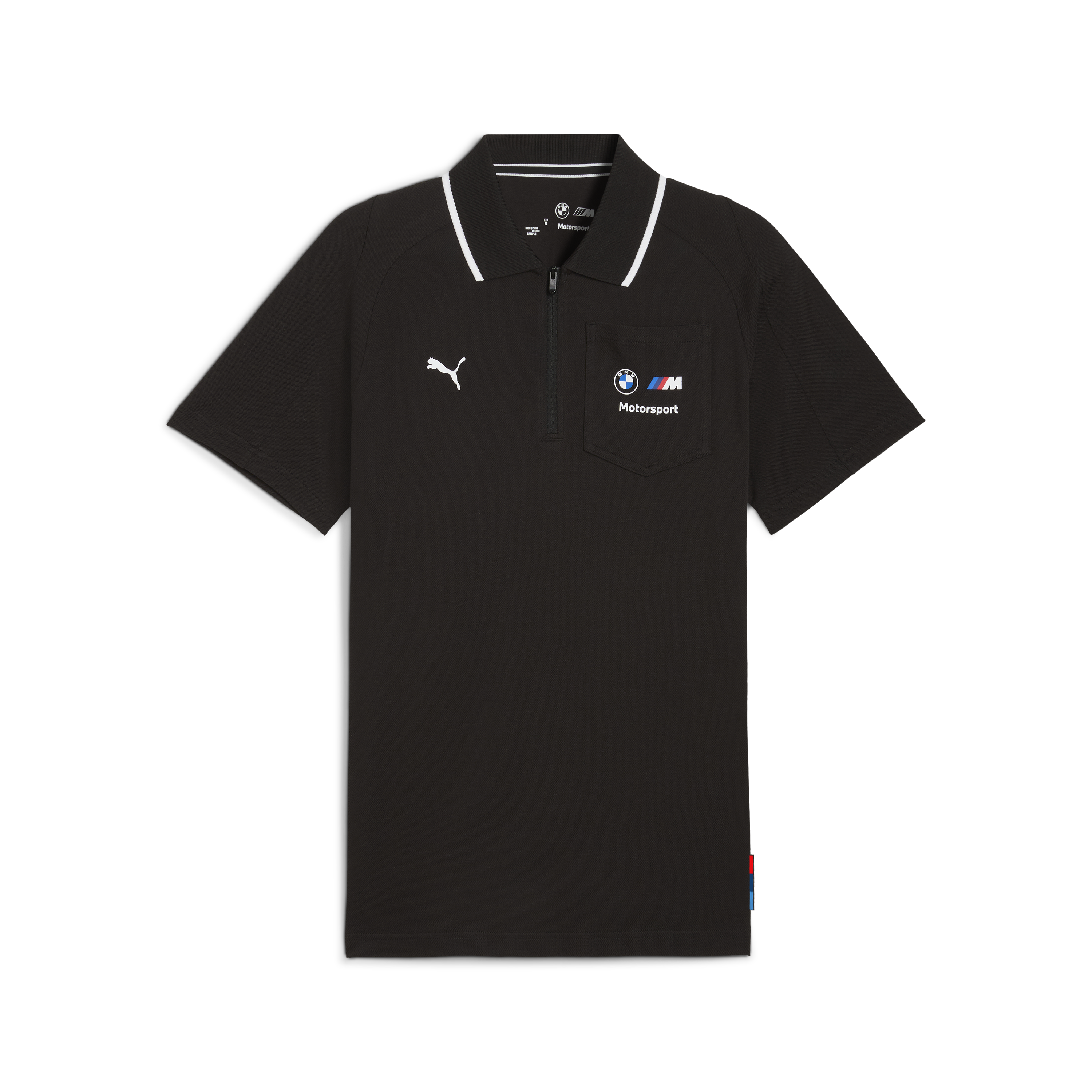 BMW Zipová Polokošile, Puma, MMS, černá 🔥