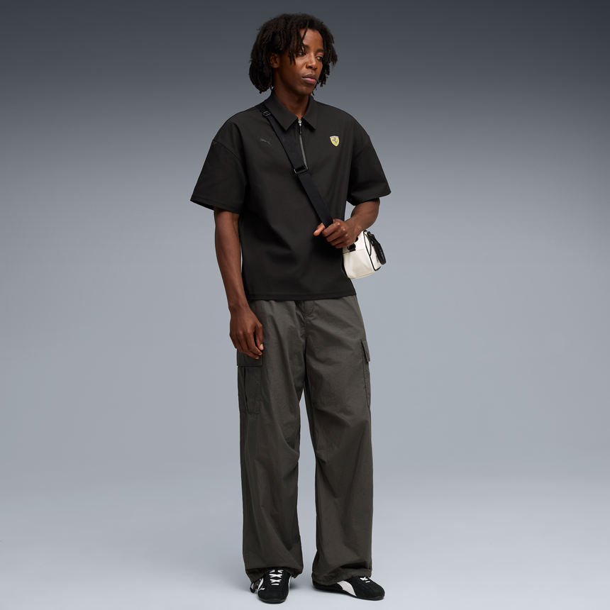 Ferrari polokošile s límečkem, Puma, prémiová, černá 🔥