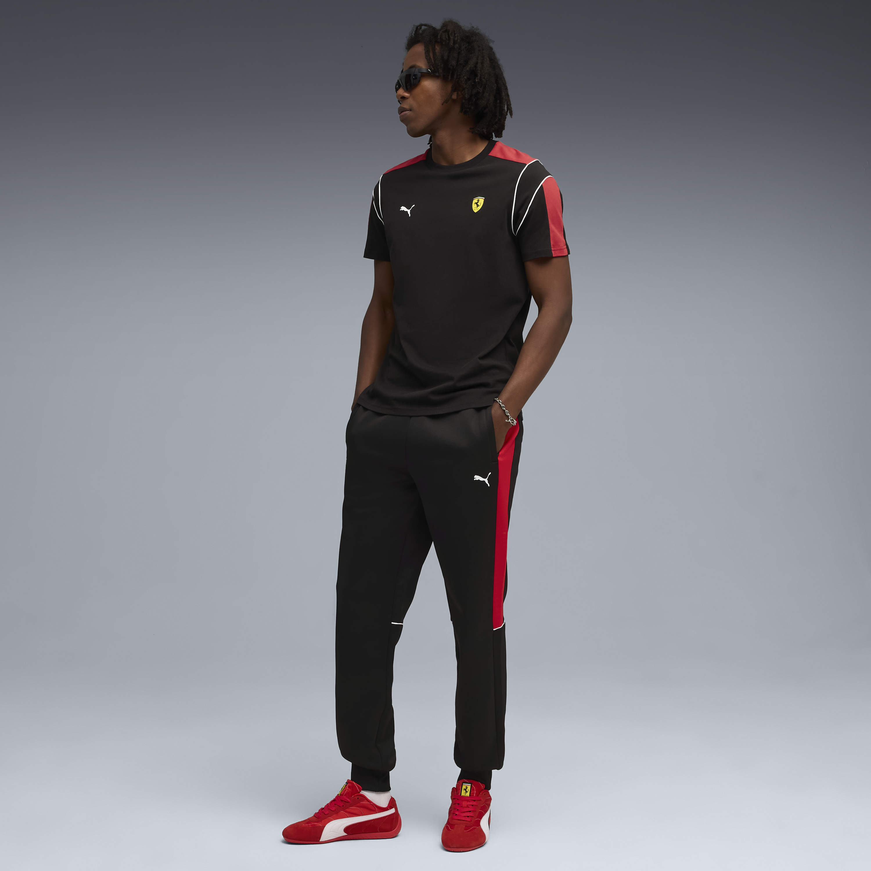 Ferrari tričko, Puma, MT7, černé 🔥