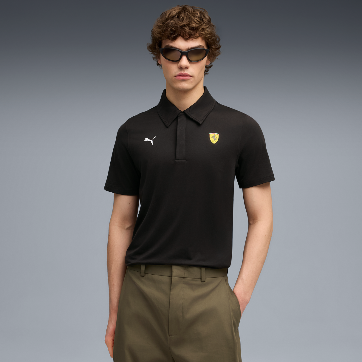 Ferrari tričko, Puma, sportovní cloudspun černé 🔥