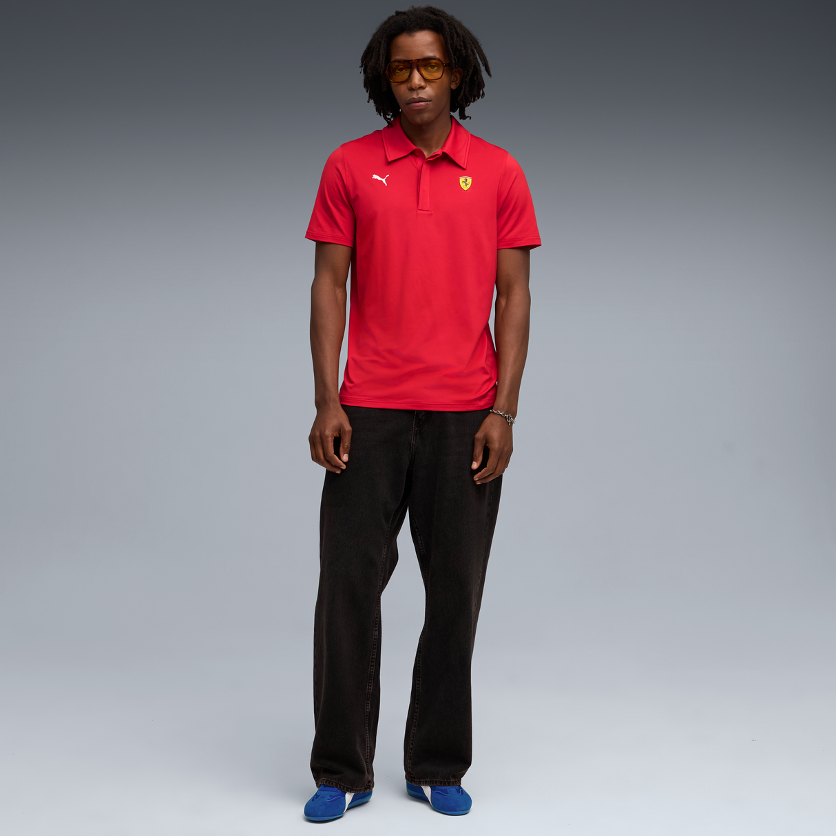 Ferrari tričko, Puma, sportovní oblečení cloudspun červené 🔥