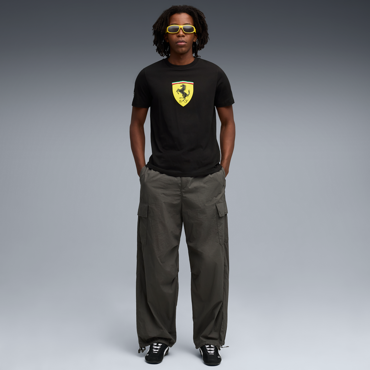 Ferrari tričko, Puma, sportovní oblečení, černé 🔥