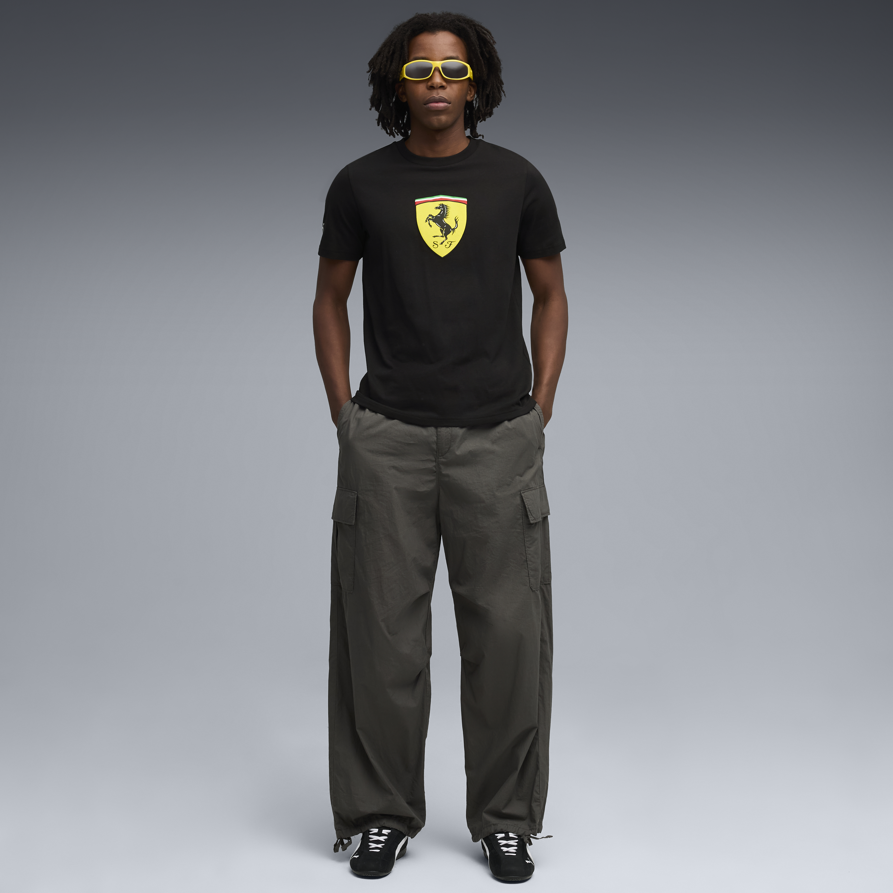 Ferrari tričko, Puma, sportovní oblečení, černé 🔥