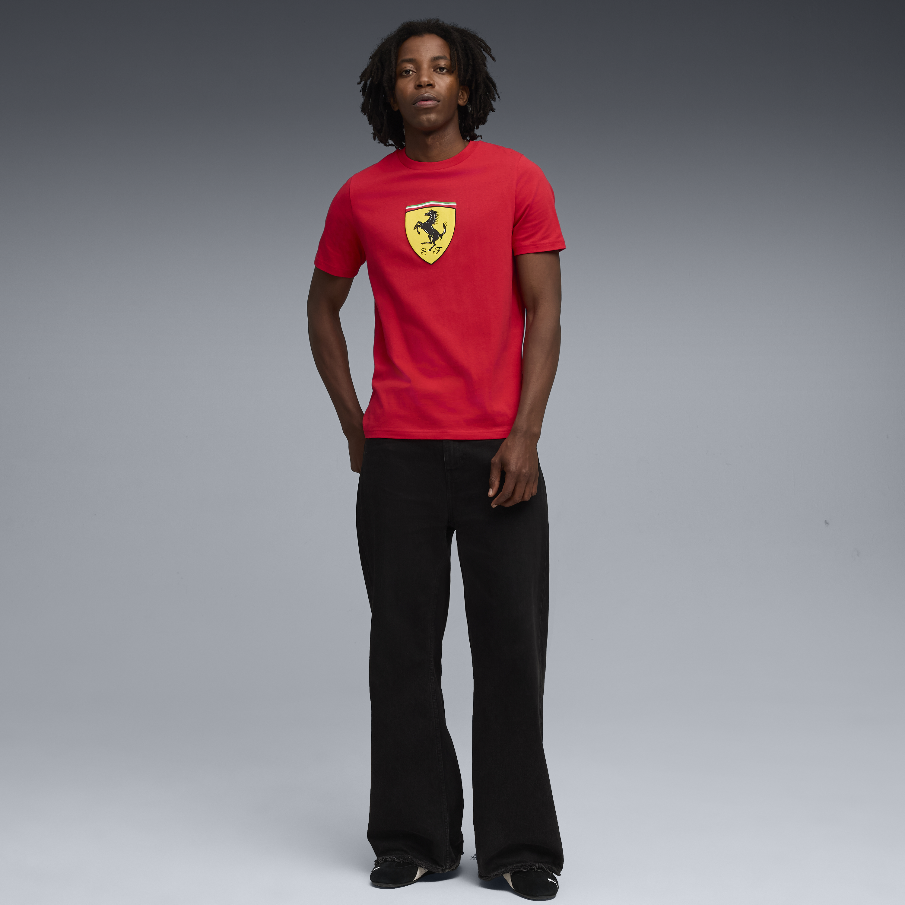 Ferrari tričko, Puma, sportovní oblečení, červené 🔥