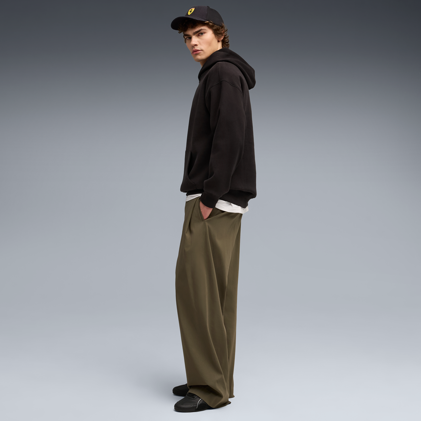 Ferrari mikina s kapucí, Puma, sportovní oblečení, s logem štítu, černá 🔥