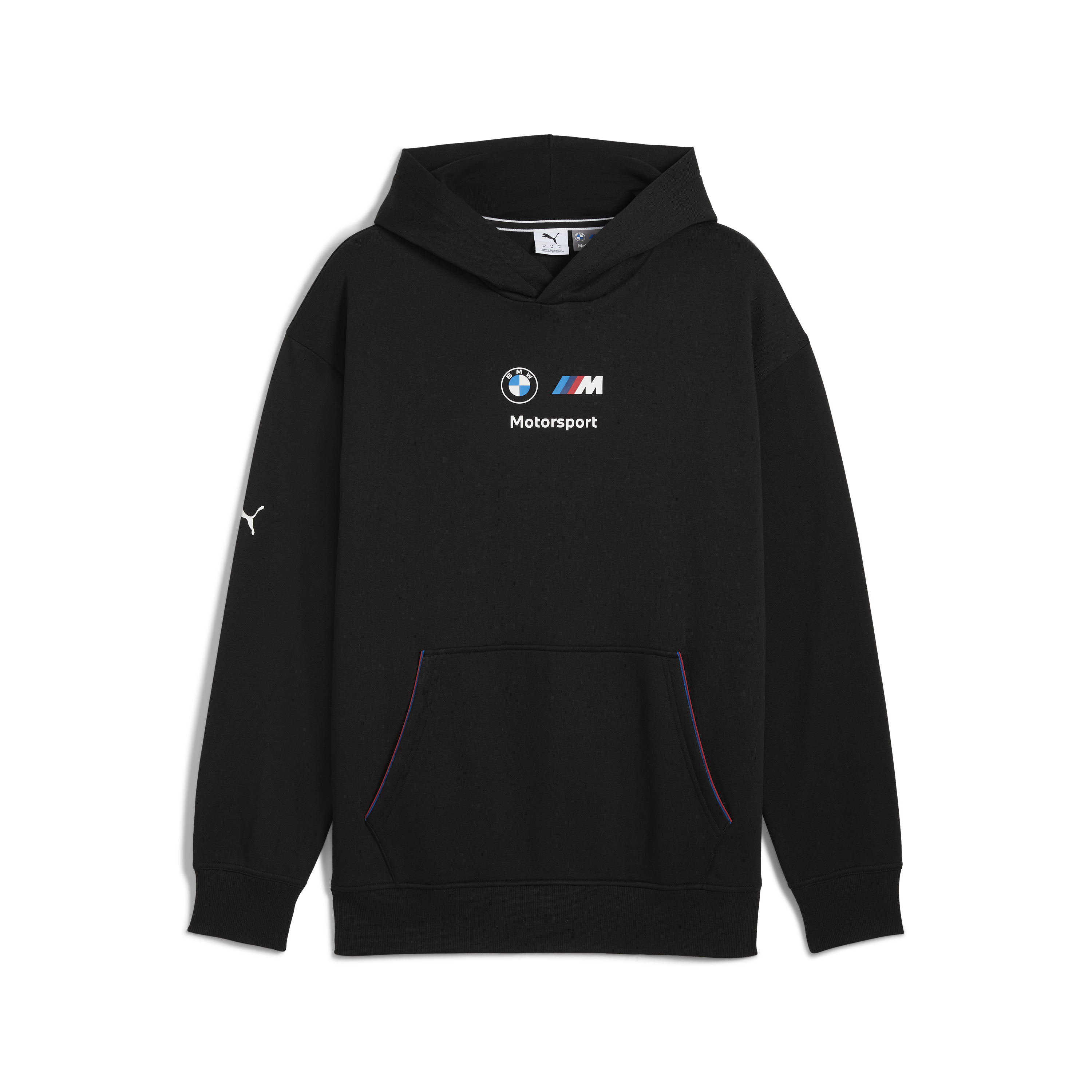 BMW Polární Mikina s kapucí, Puma, MMS, essential+, černá 🔥