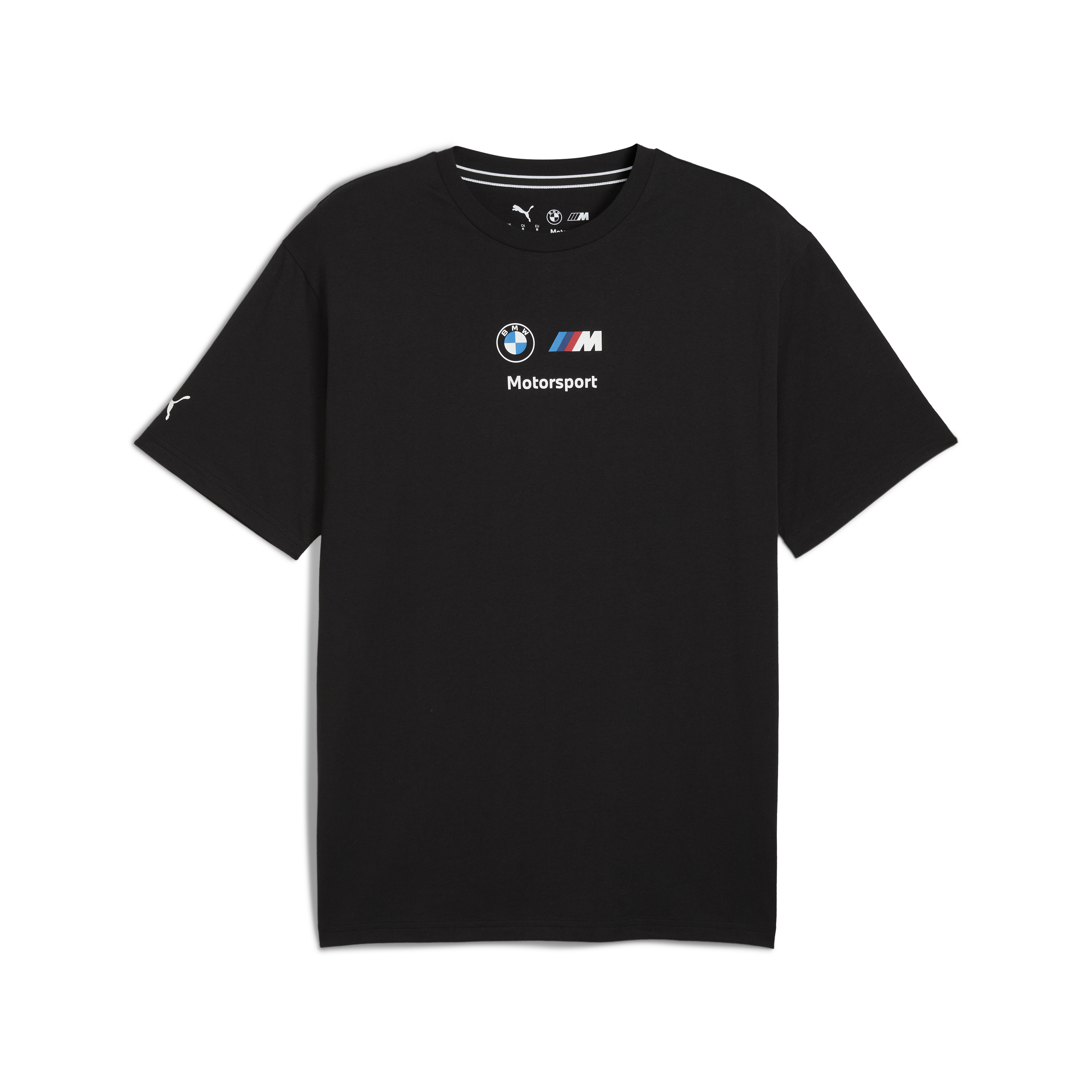 BMW tričko, Puma, MMS, BMW logo II, essential+, černé 🔥