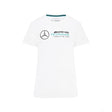 Dámské tričko Mercedes, velké logo, bílé, 2022 - FansBRANDS®