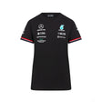 Dámské tričko Mercedes, týmové, černé, 2022 - FansBRANDS®