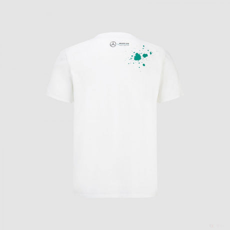 Tričko Mercedes George Russell, GEORGE #63, bílé, 2022 - FansBRANDS®