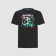 Tričko Mercedes George Russell, GEORGE #63, černé, 2022 - FansBRANDS®