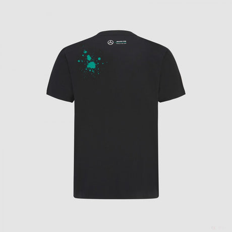 Tričko Mercedes George Russell, GEORGE #63, černé, 2022 - FansBRANDS®