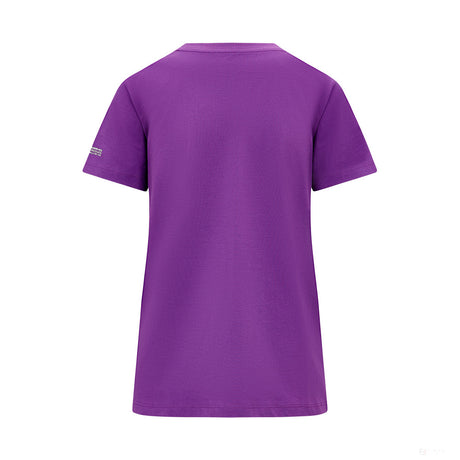 Mercedes Lewis Hamilton, Tričko s logem, Dámské, Fialové - FansBRANDS®