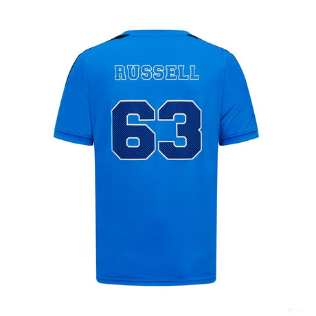 Sportovní tričko Mercedes George Russell, modré - FansBRANDS®