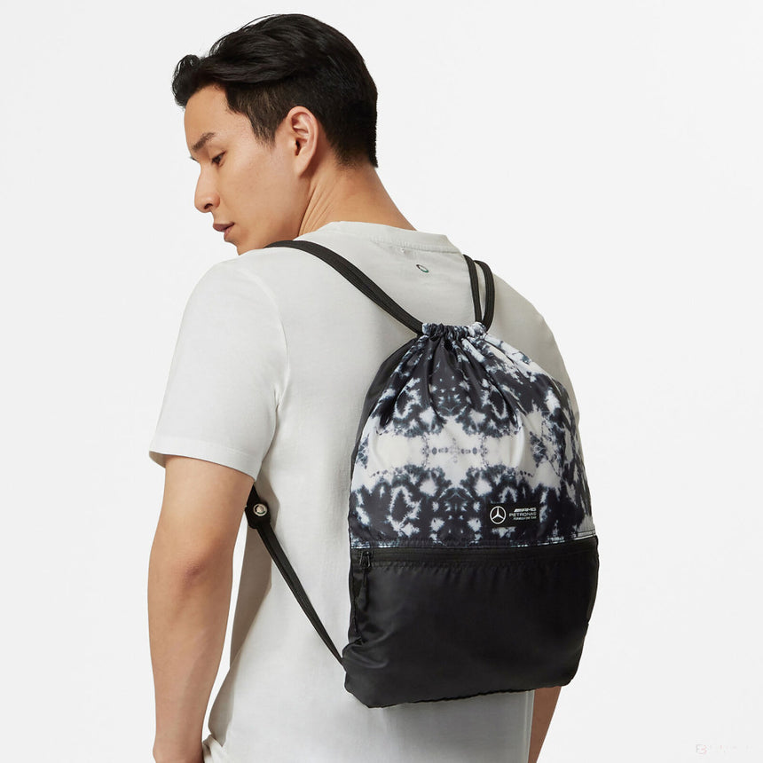 Sportovní taška Mercedes Tie Dye, šedá - FansBRANDS®