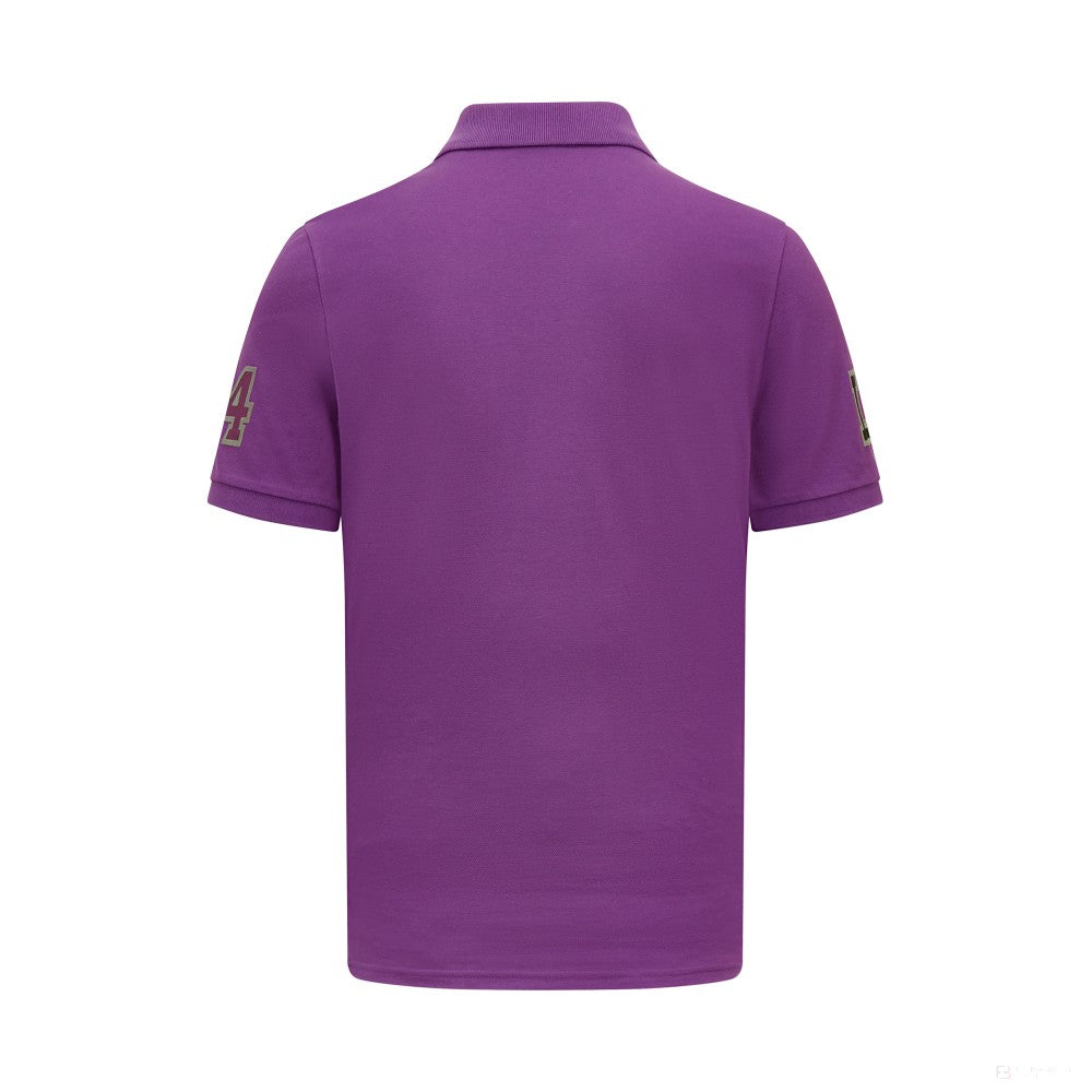 Mercedes, Pánské, Lewis Hamilton Tričko, fialové - FansBRANDS®
