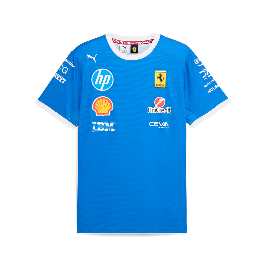 Ferrari Týmové Tričko, Puma, speciální edice Monza, modré 🔥