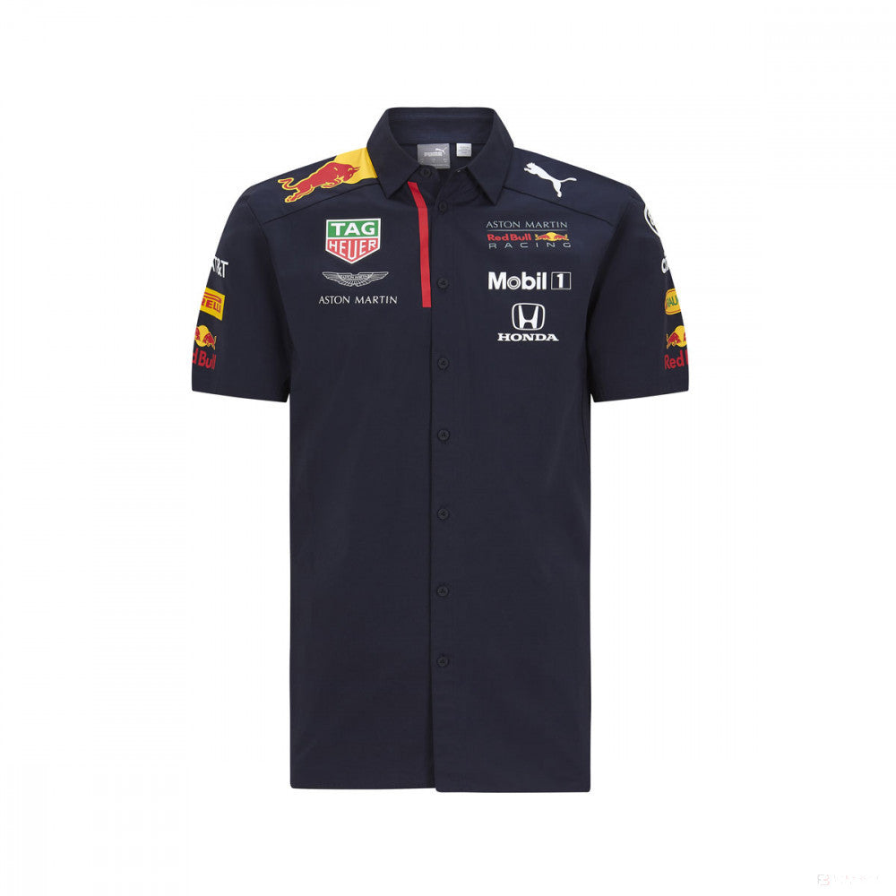 Red Bull T-shirt, Puma team, blue, 2020