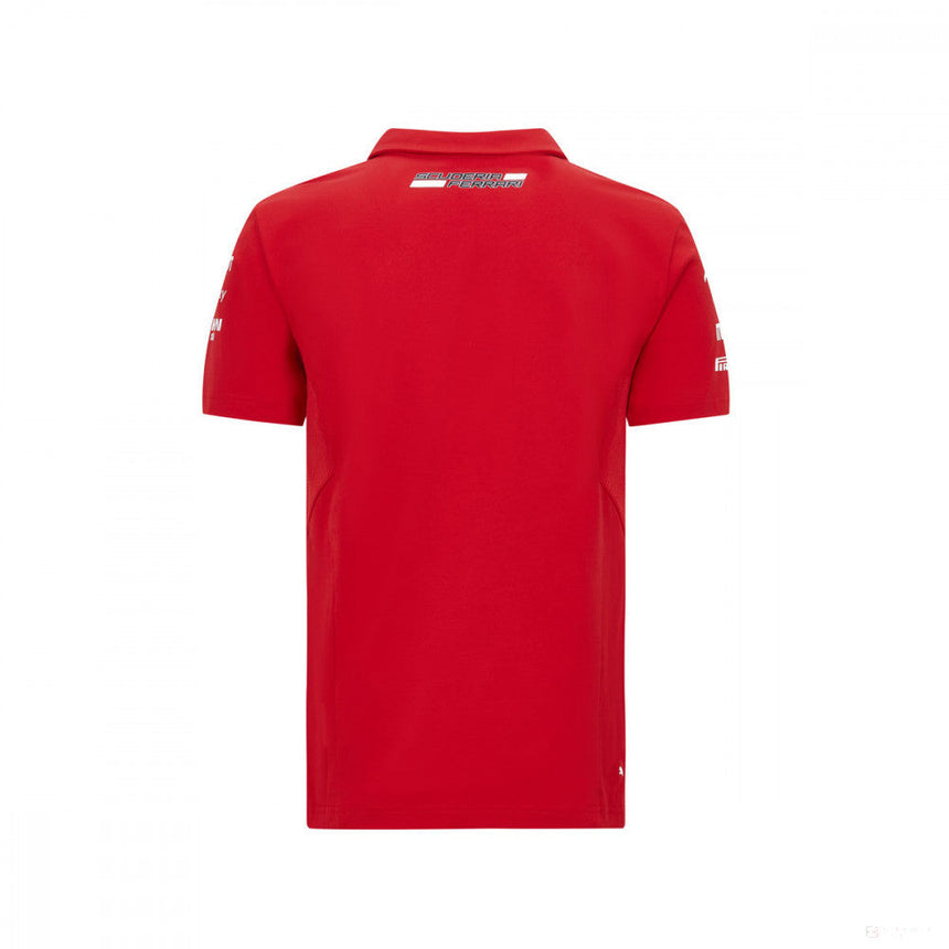 Children's polo shirt Ferrari, Puma, Team, Red, 2020