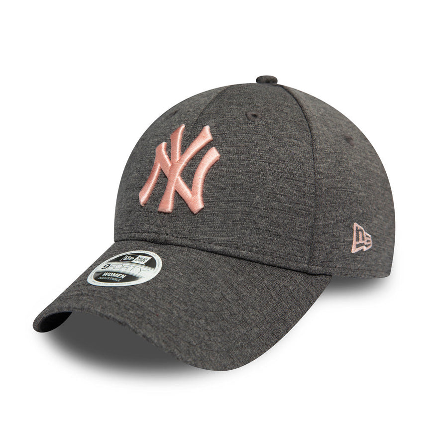 Kšiltovka New York Yankees, technický dres, New Era, 9FORTY, šedá