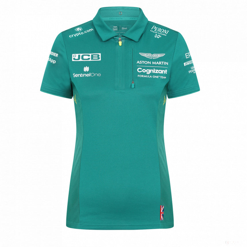 Dámský tým Aston Martin Polo, zelená, 2022 - FansBRANDS®