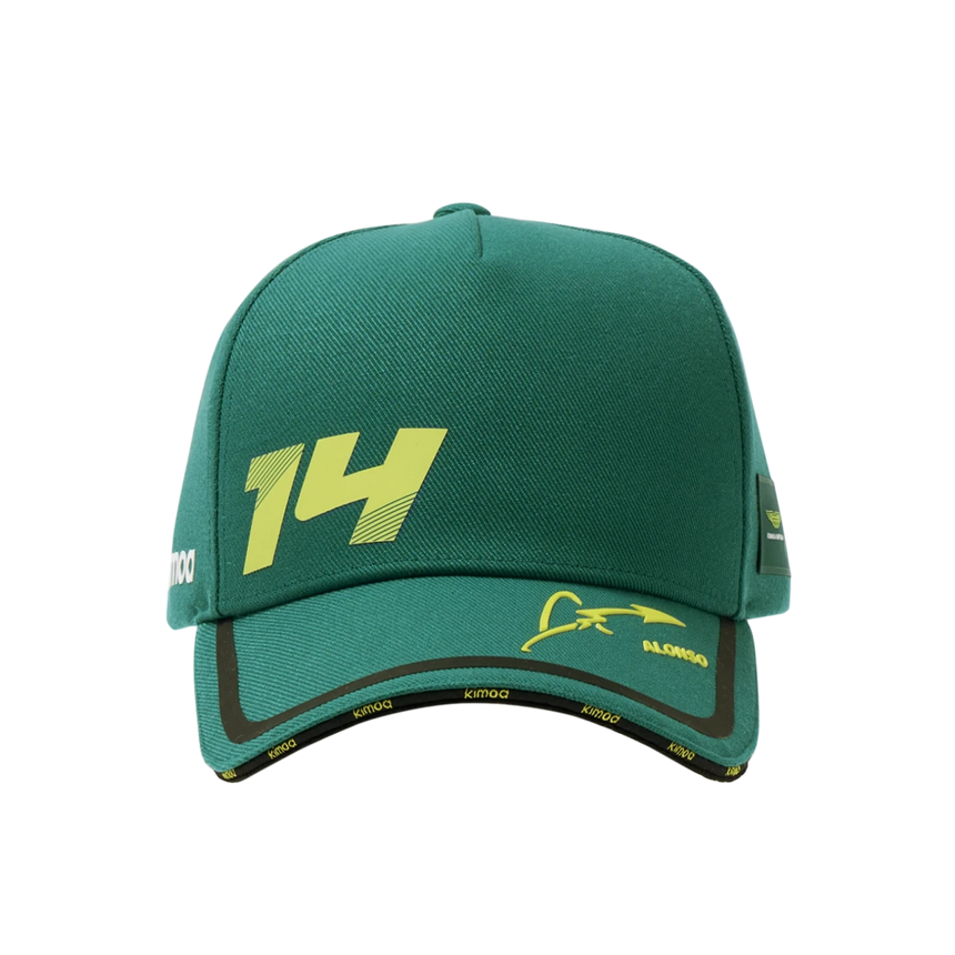 Fernando Alonso cap, Kimoa, technical, green, 2024