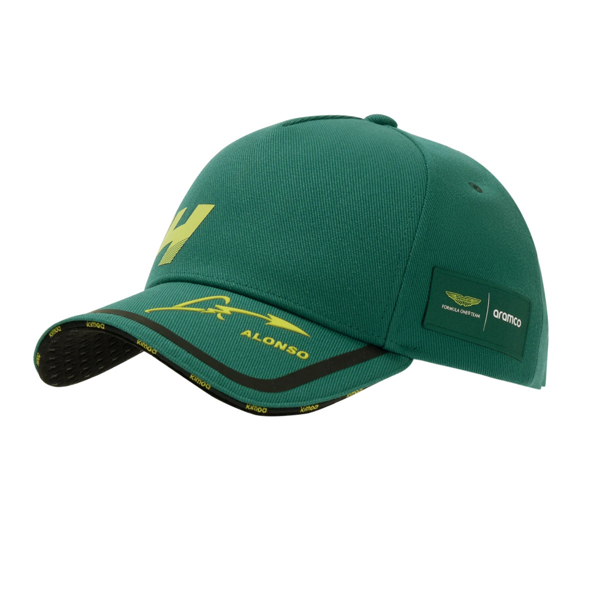 Fernando Alonso cap, Kimoa, technical, green, 2024