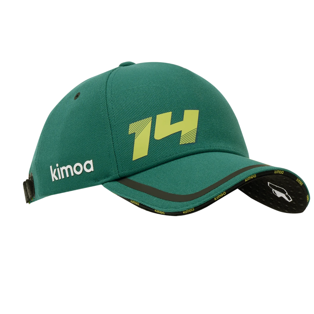 Fernando Alonso cap, Kimoa, technical, green, 2024